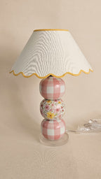 Abajur Joana Vichy & Floral