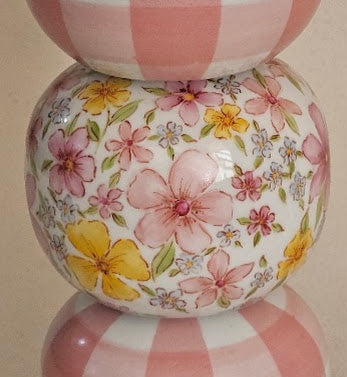 Abajur Joana Vichy & Floral